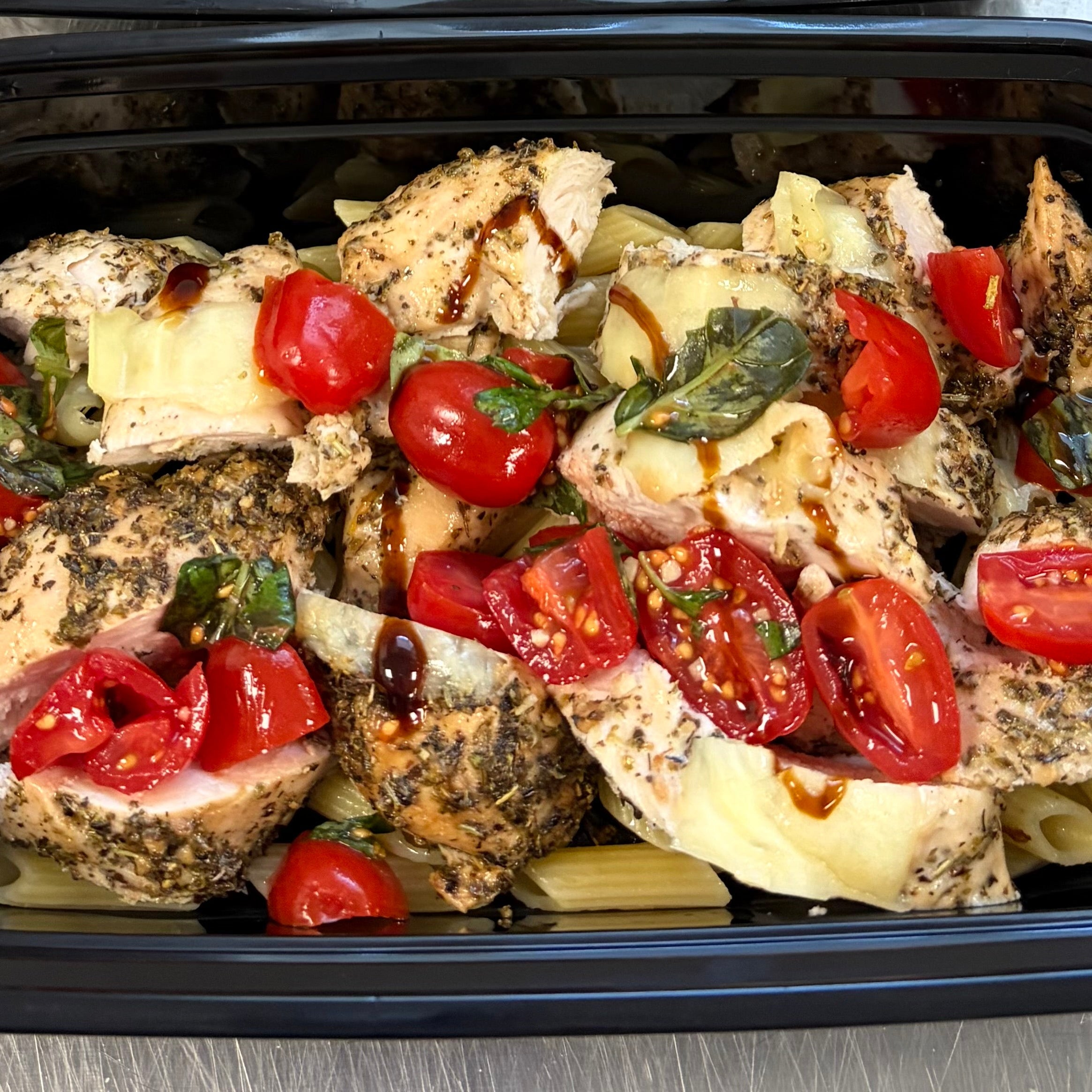 Chicken Bruschetta Penna Pasta