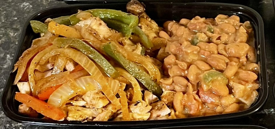 Chicken Fajitas w/Charro Beans